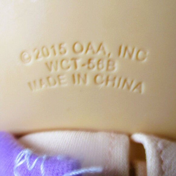 2015 CPKi Baby Doll Purple Leopard Outfit Brown Eyes WCT 56B Bald 14" - Picture 3 of 7